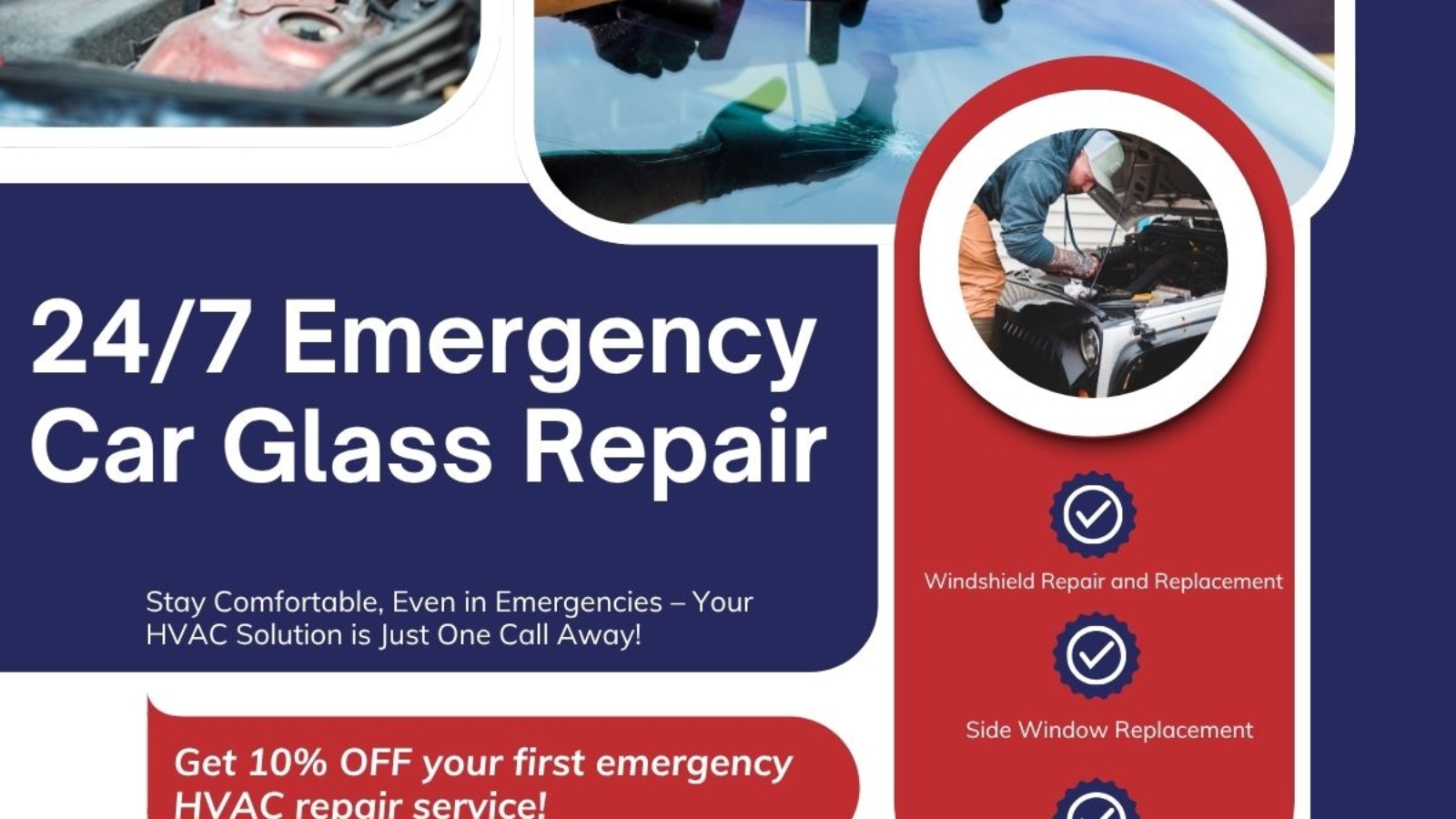 24/7 Emergency Car Glass Repair in Abu Dhabi 