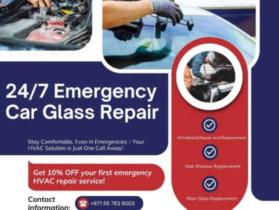 24/7 Emergency Car Glass Repair in Abu Dhabi 