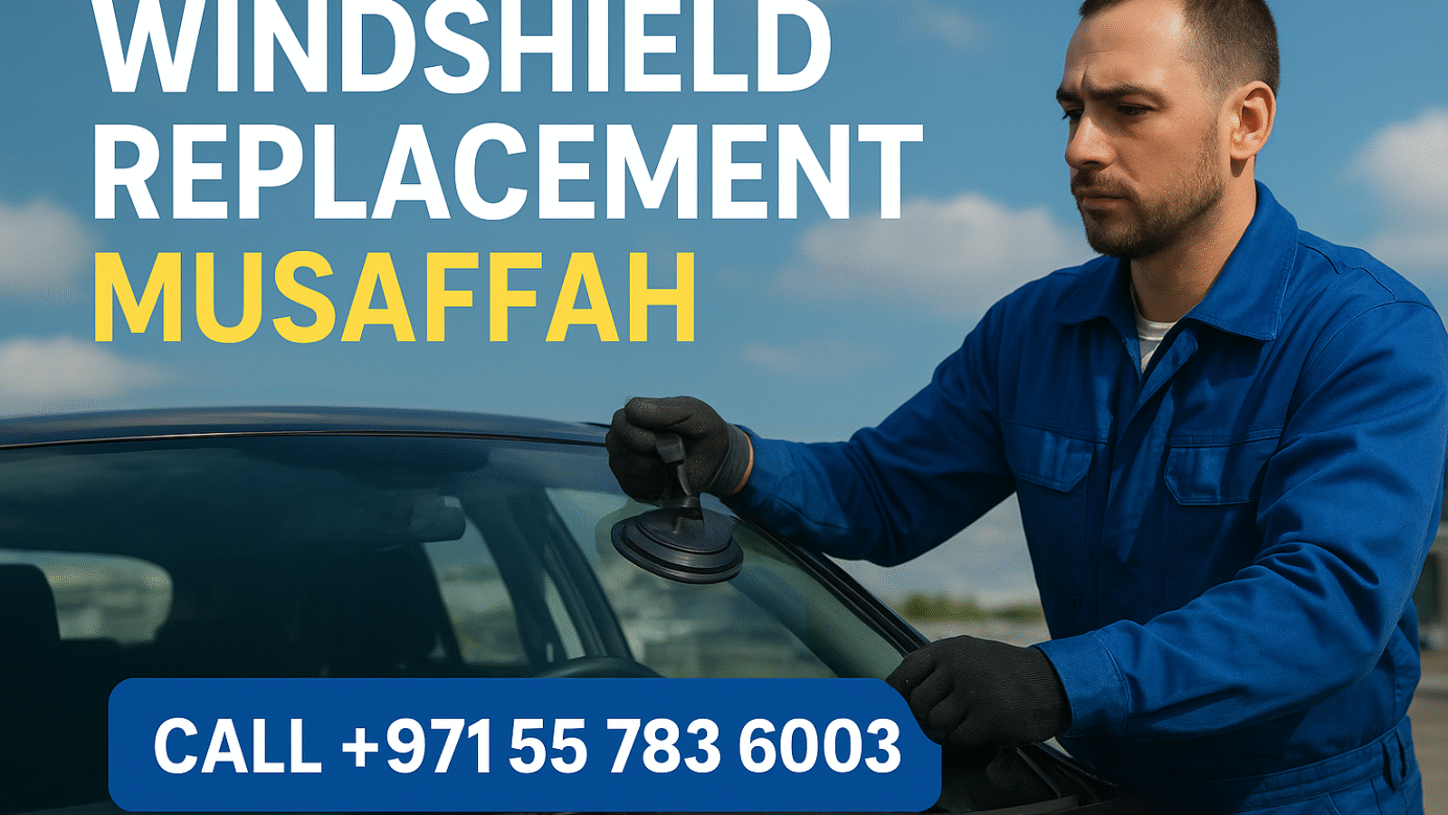 Windshield Replacement in Musaffah